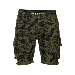 Short Crew Camo brushstroke green
