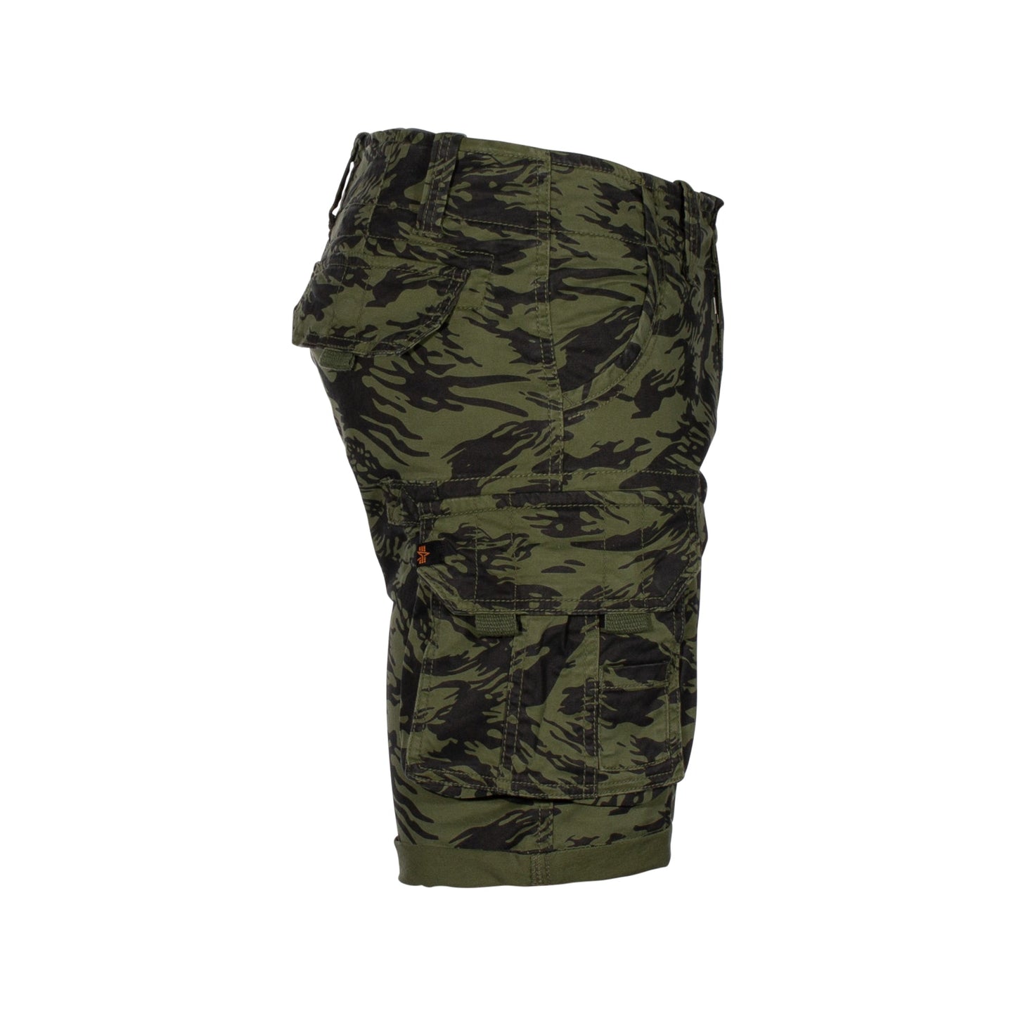 Short Crew Camo brushstroke green