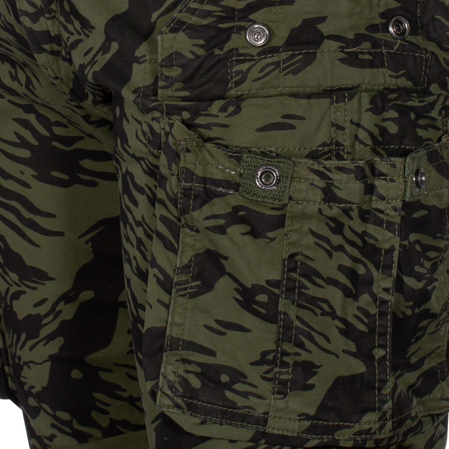 Short Crew Camo brushstroke green