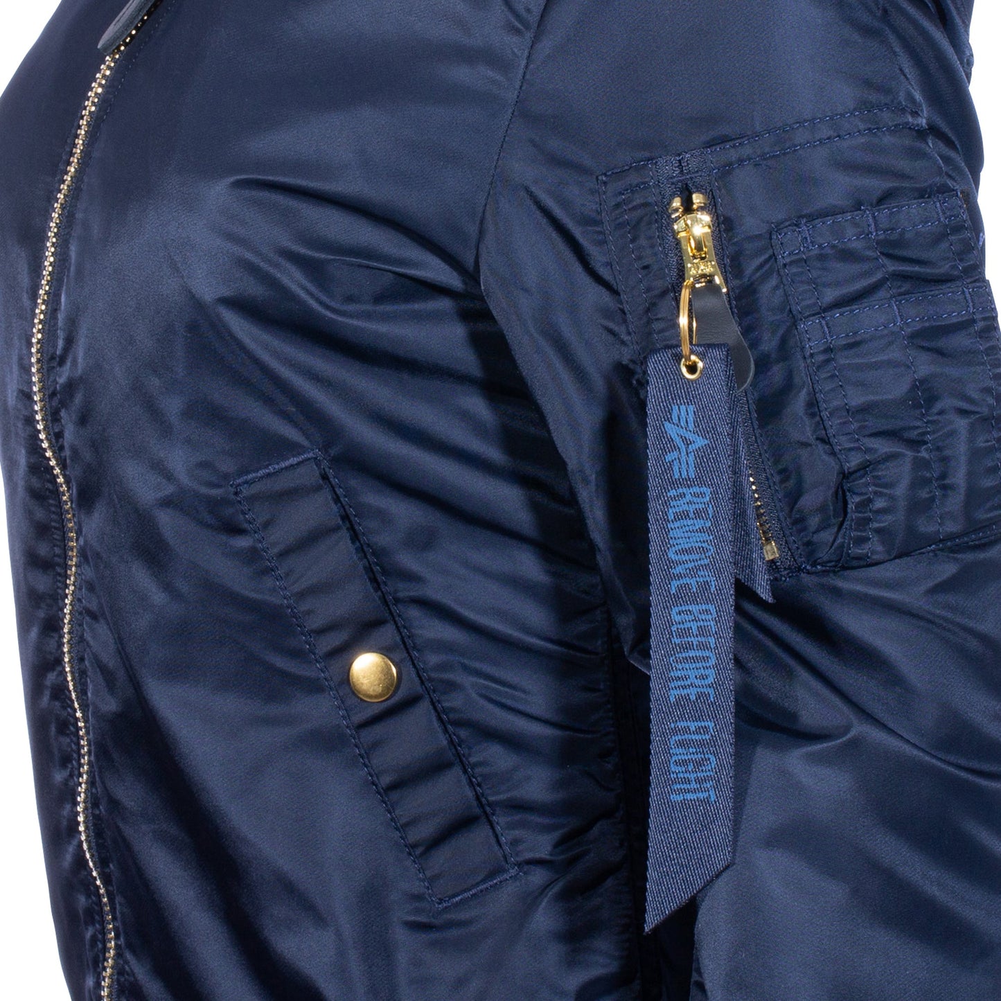 Veste MA1 VF LW rep. blue gold femmes