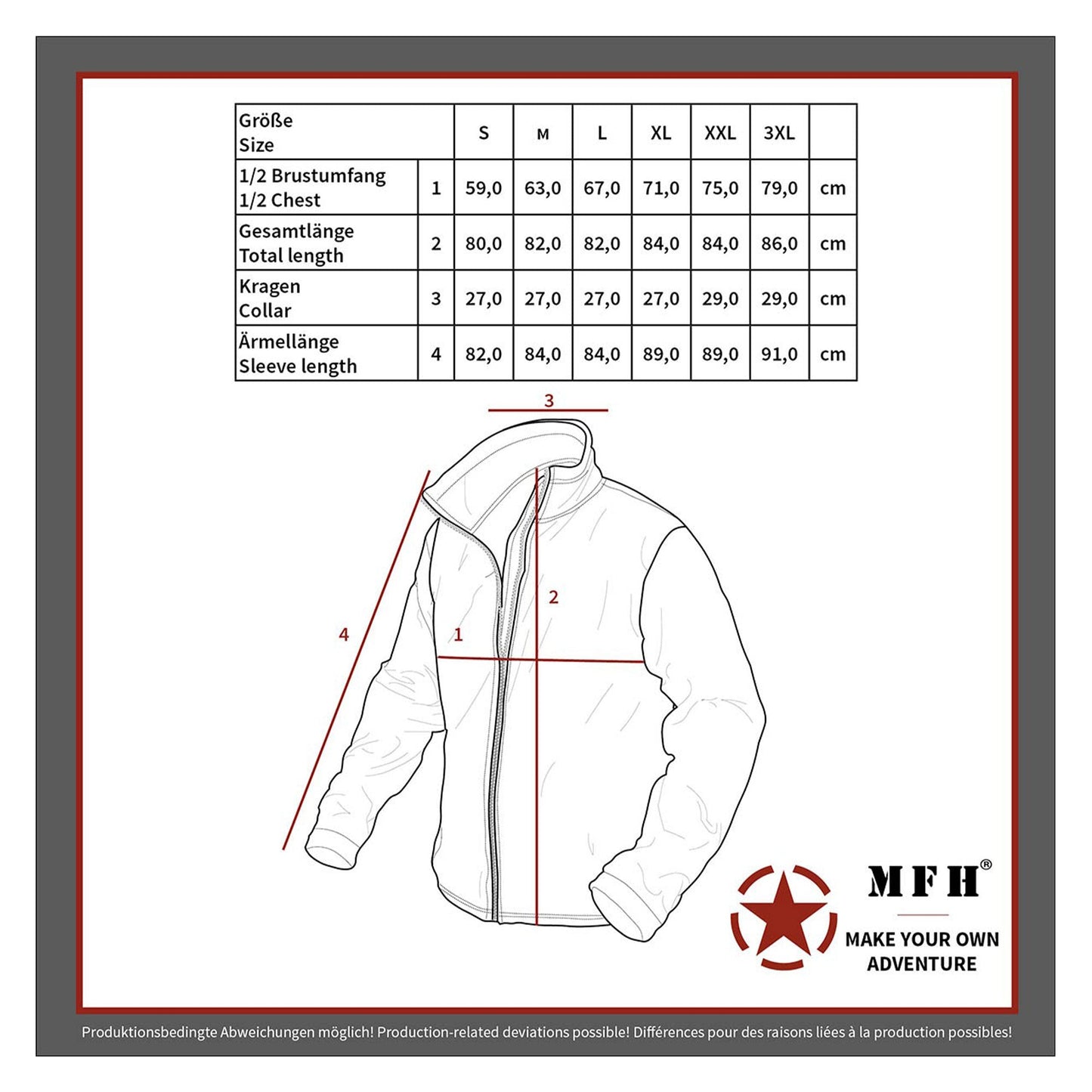 Veste thermique britannique réversible
