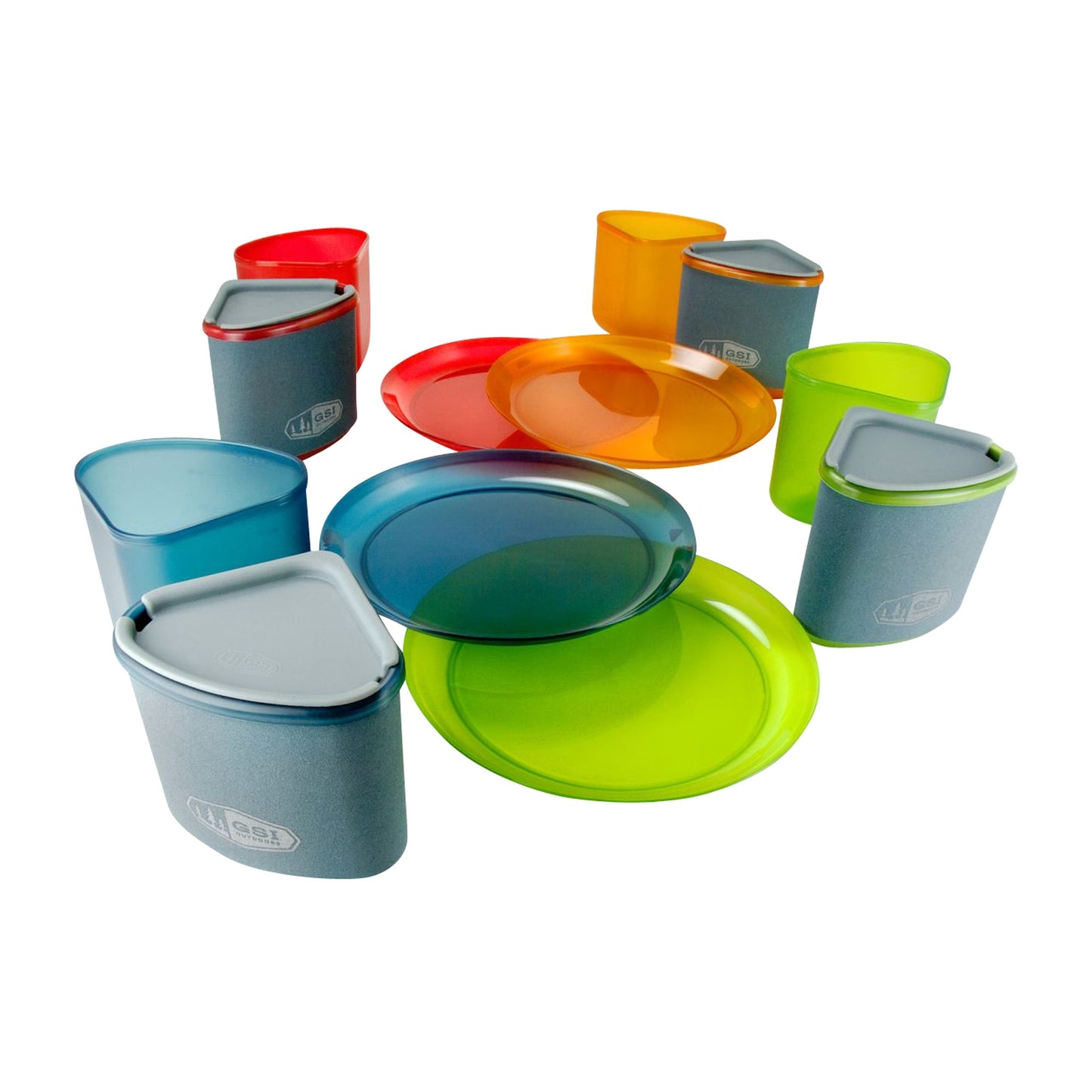 Kit vaisselle Infinity Compact multicolore