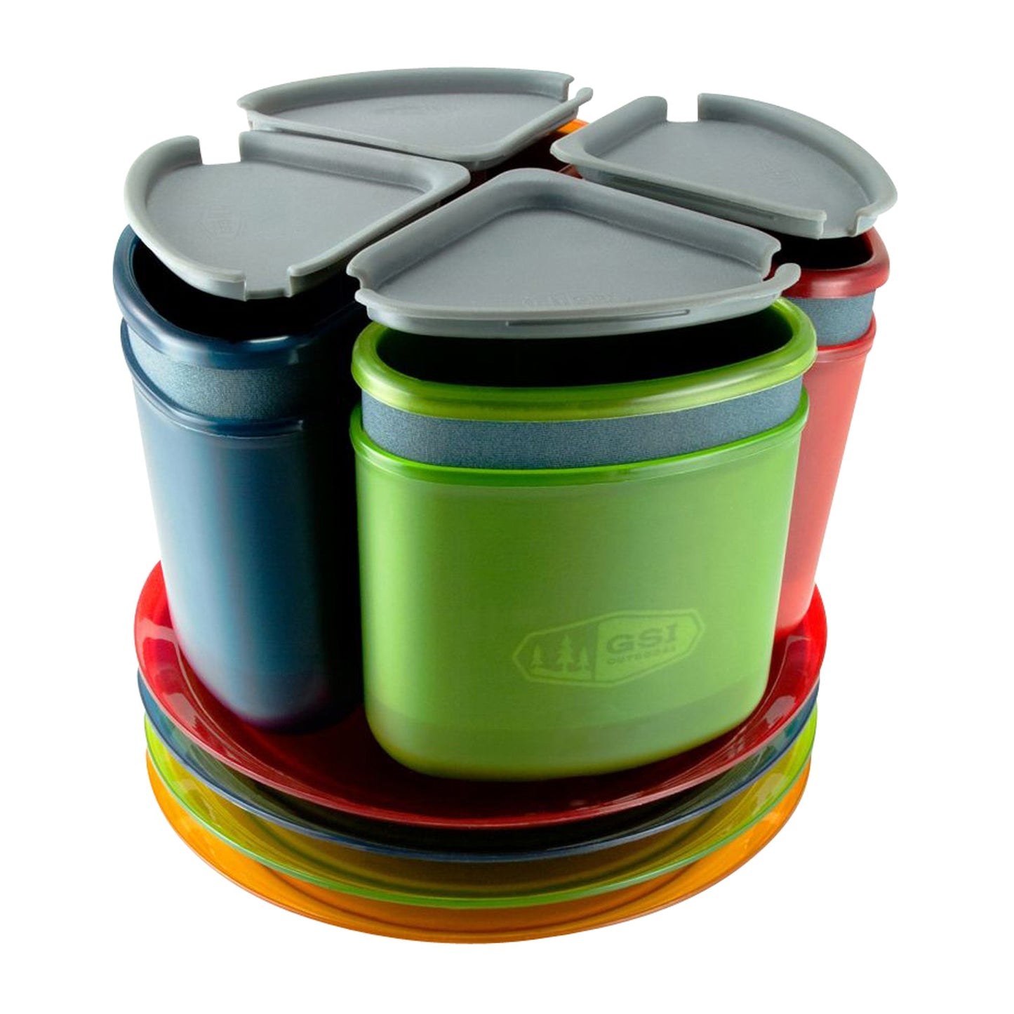 Kit vaisselle Infinity Compact multicolore