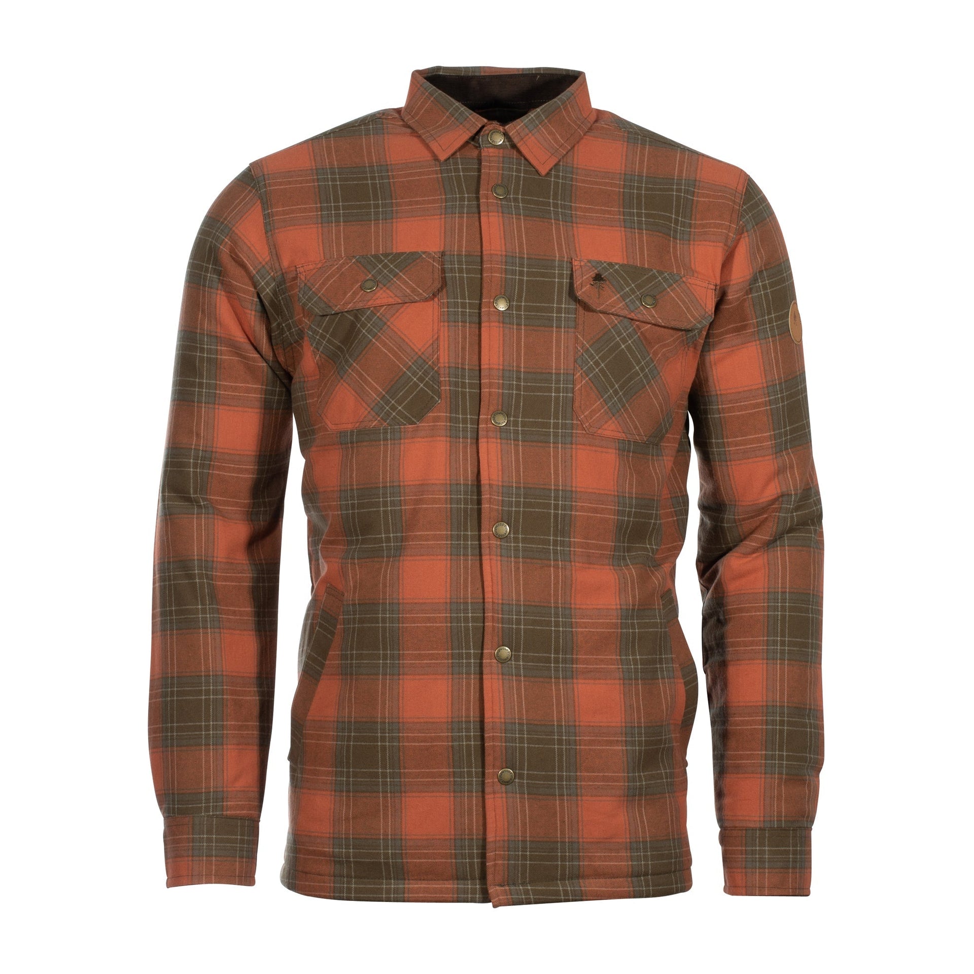 Chemise flanelle Finnveden  terracotta