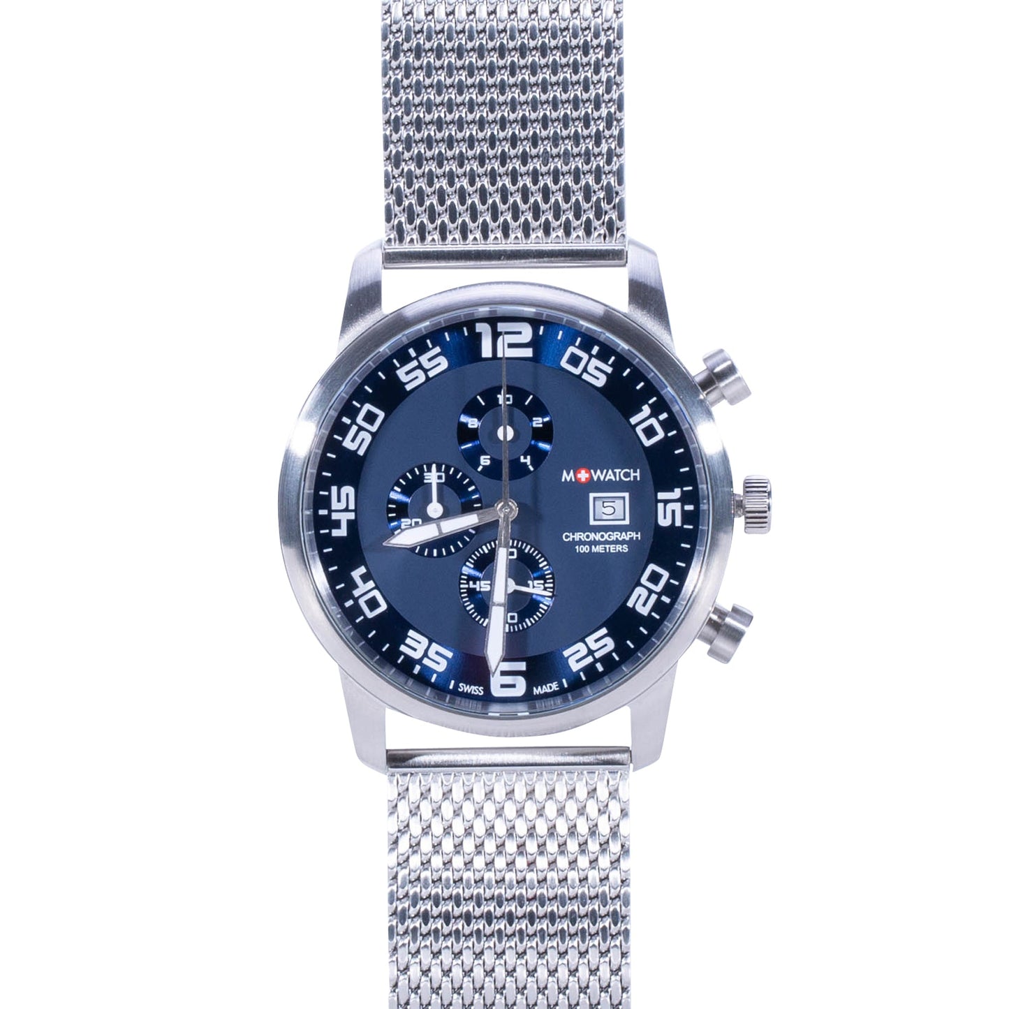 Montre Mondaine Aero 45 argenté