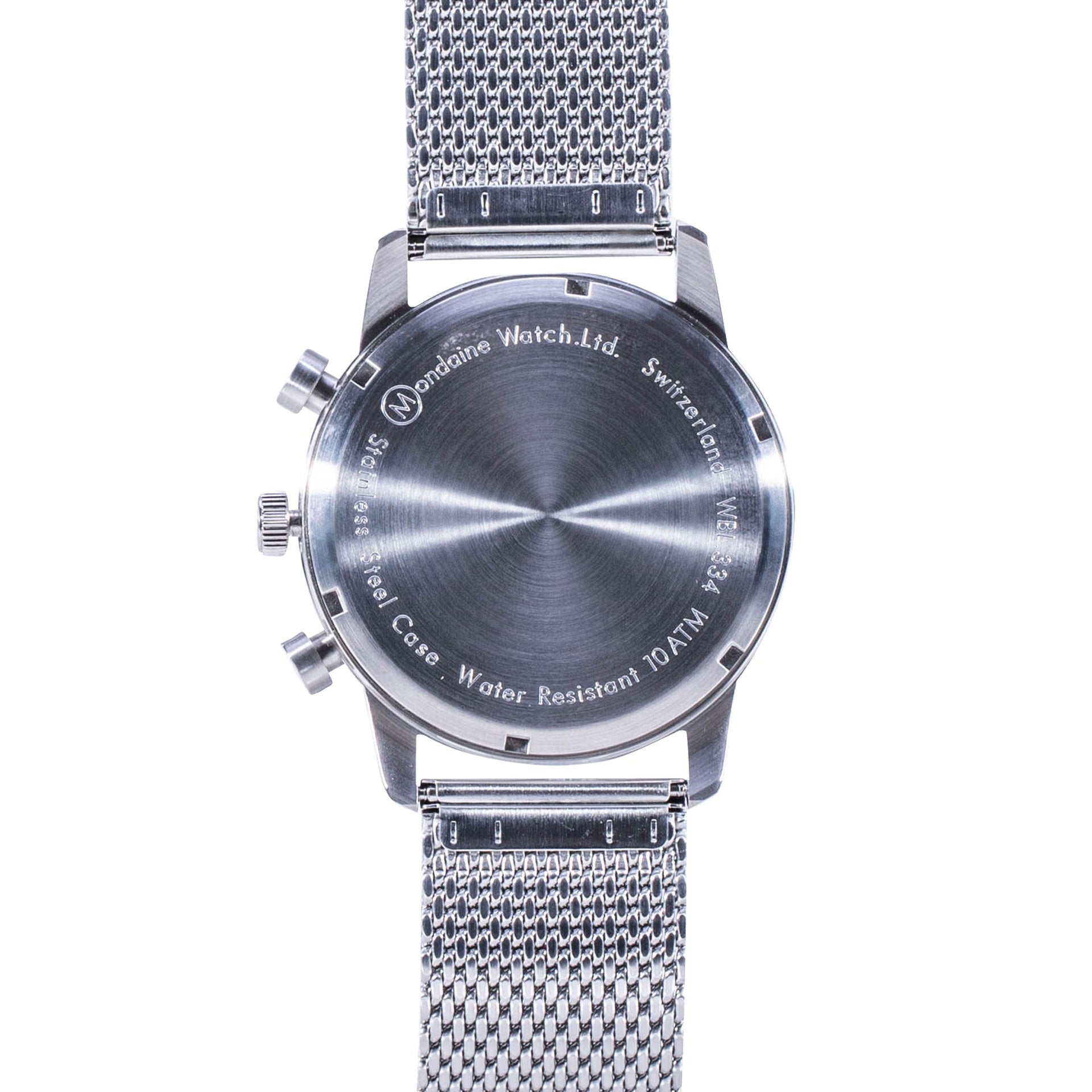 Montre Mondaine Aero 45 argenté