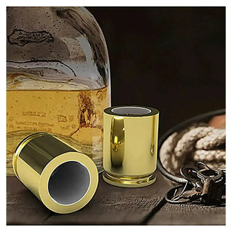 Set de 2 verres à shot calibre 50 dorés