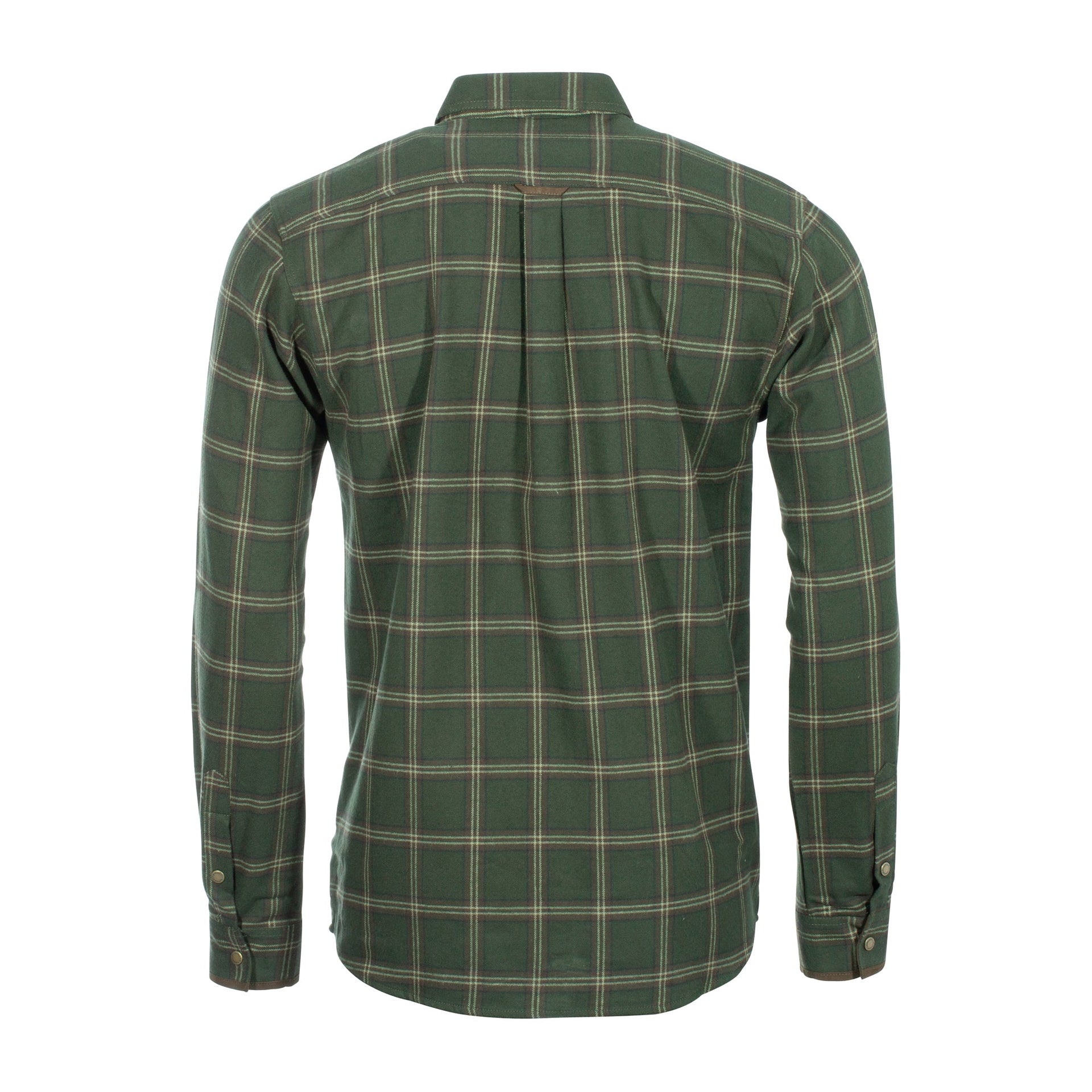 Chemise Prestwick Exclusiv mossgreen dark brown