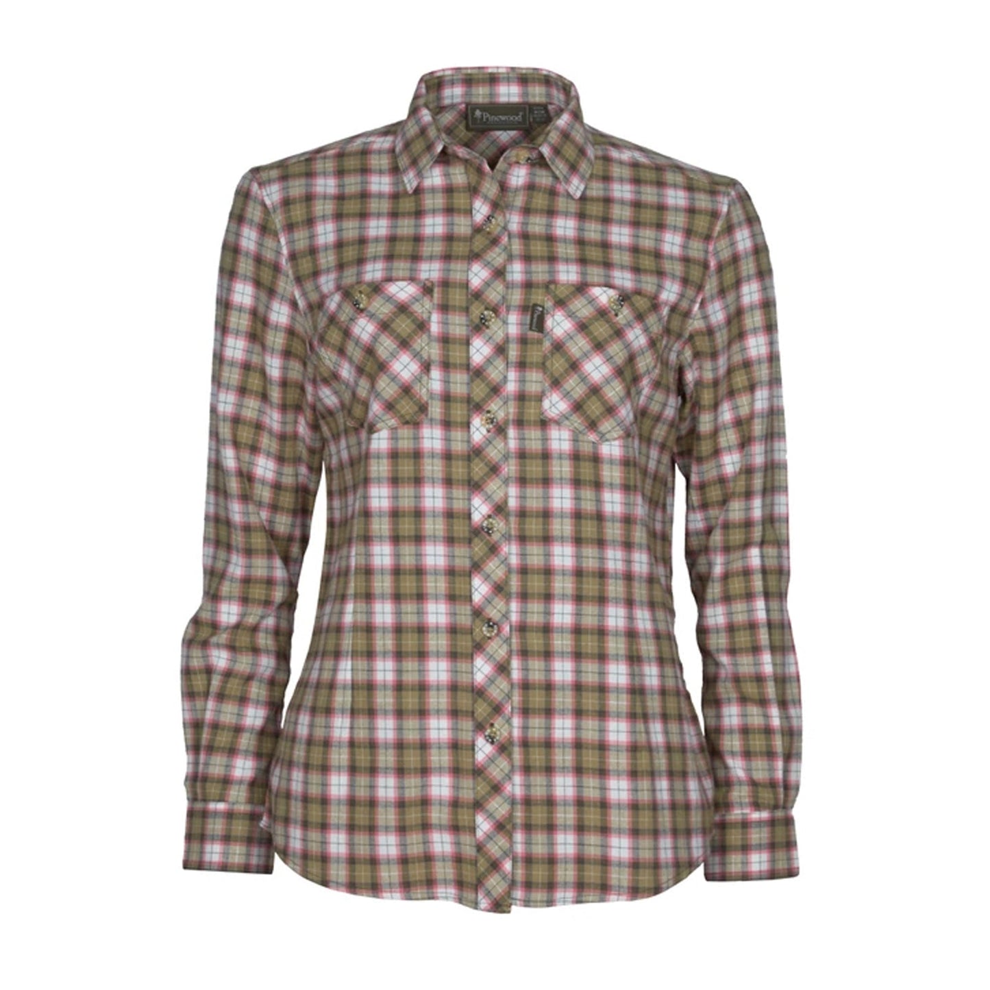 Chemisier flanelle Felicia  blanc femmes