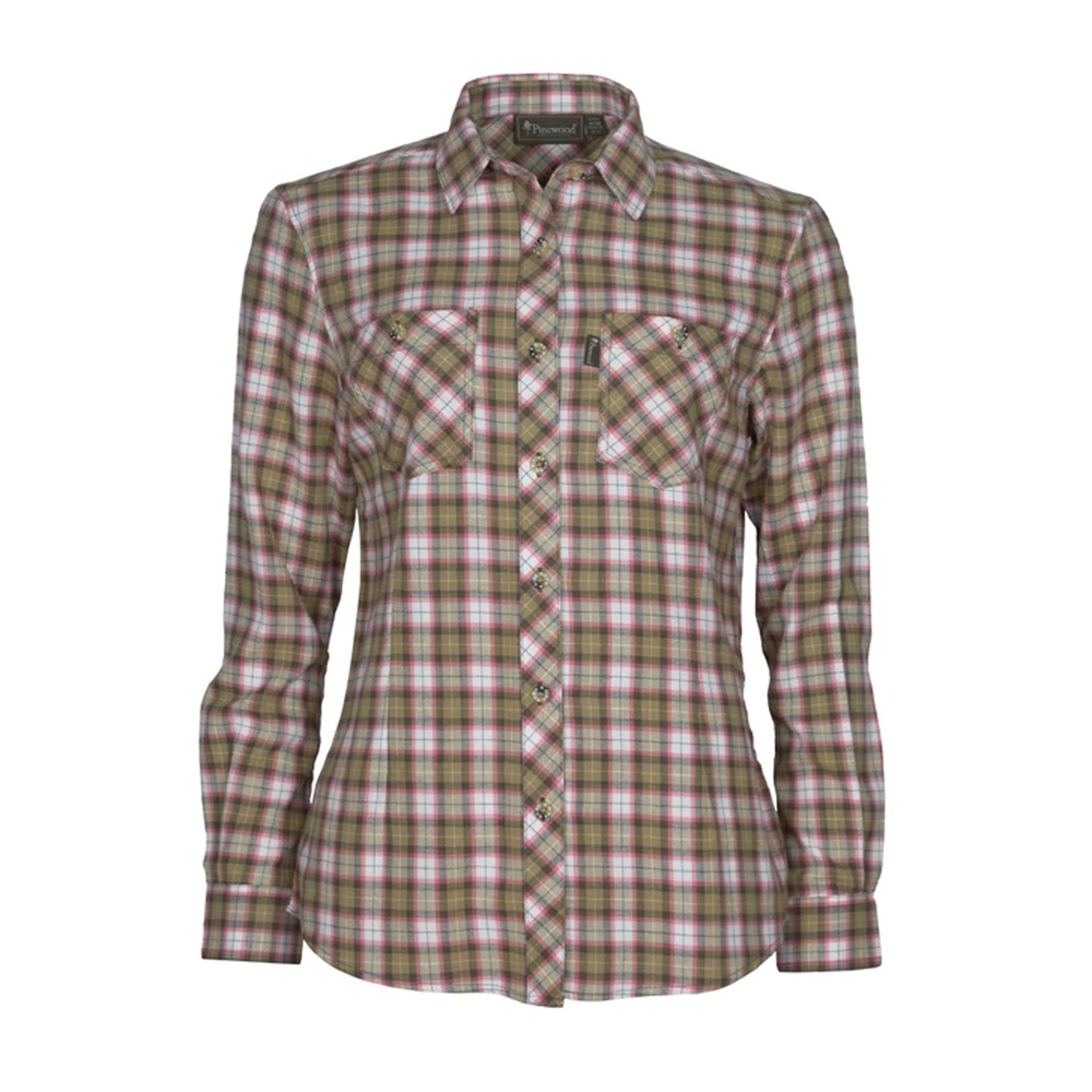 Chemisier flanelle Felicia  blanc femmes