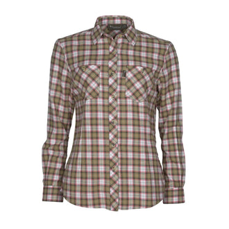 Chemisier flanelle Felicia  blanc femmes