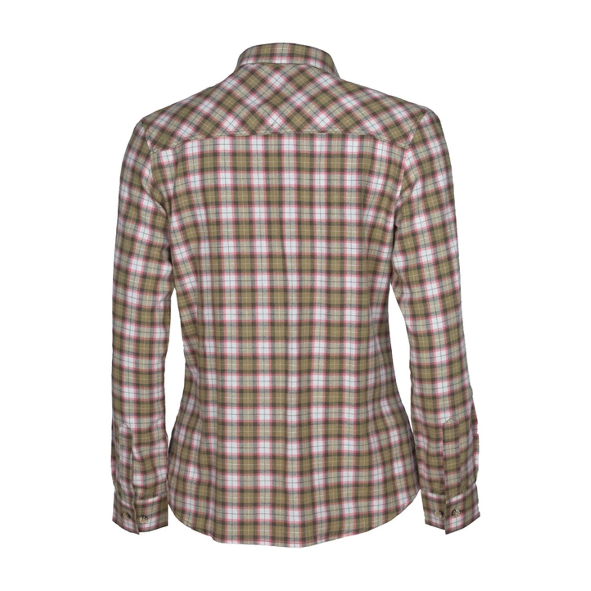 Chemisier flanelle Felicia  blanc femmes