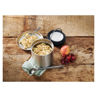 Pâtes au fromage avec oignons rôtis
