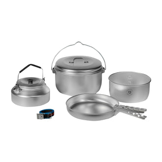 Kit de camping 24 argenté