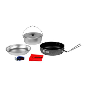Kit de camping 124-T argenté