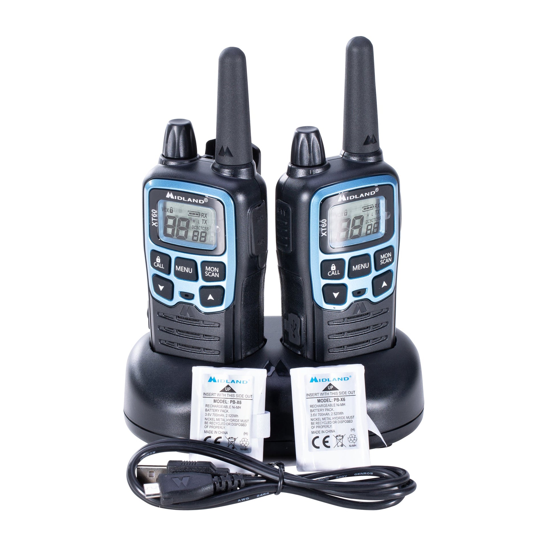 Talkie-Walkie  XT60 paire PMR+LPD