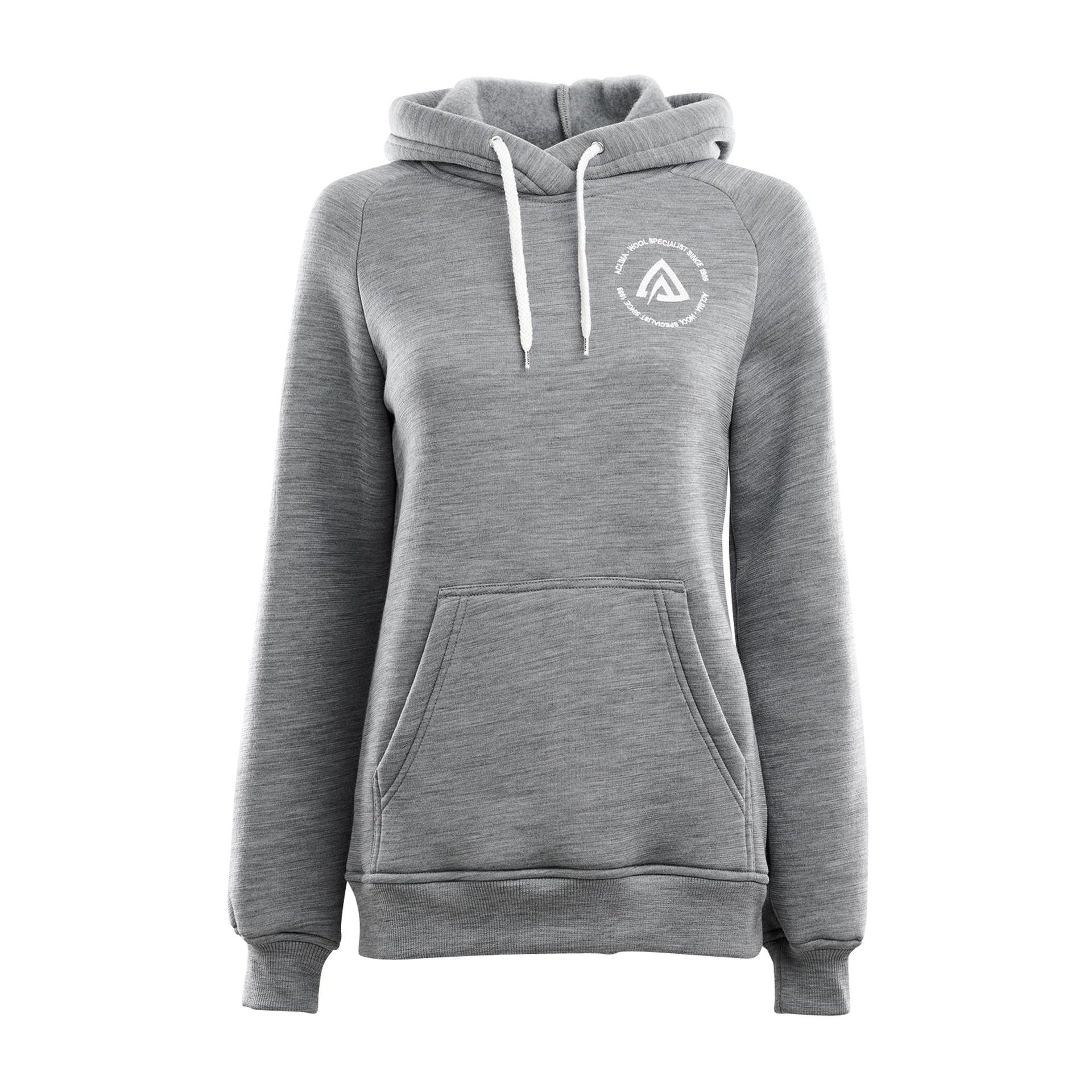 Pull à capuche FleeceWool grey melange femmes