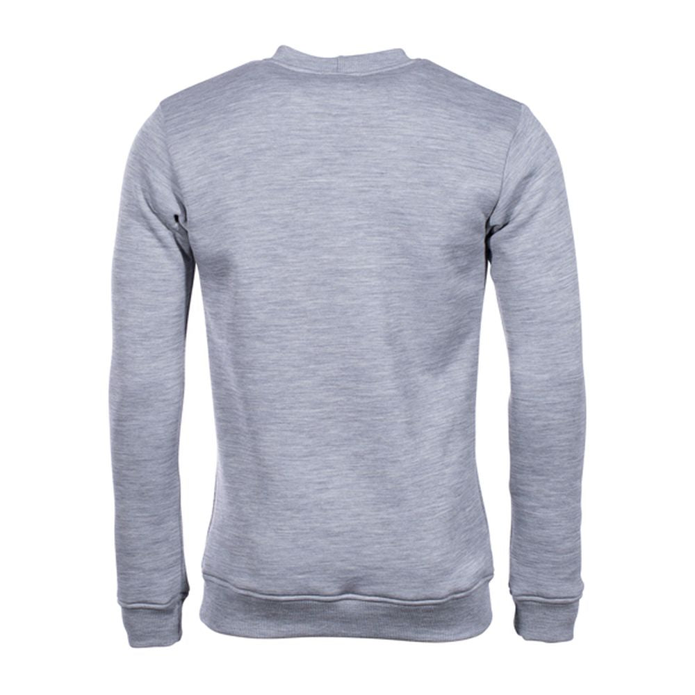 Pull FleeceWool Crew Neck grey melange