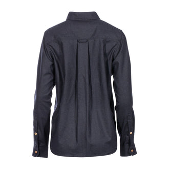 Chemise LeisureWool ReBorn dark grey melange femmes