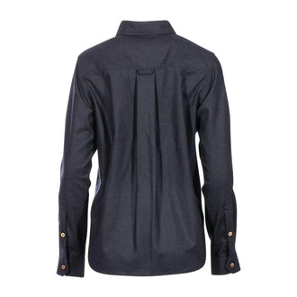 Chemise LeisureWool ReBorn dark grey melange femmes