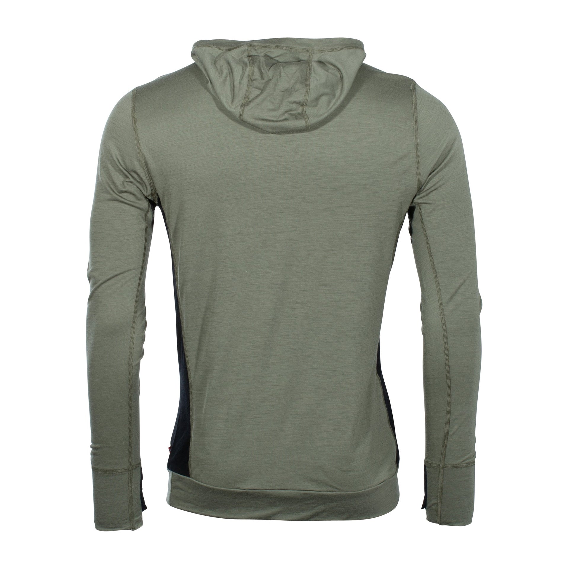 Pull à capuche LightWool ranger green jet black