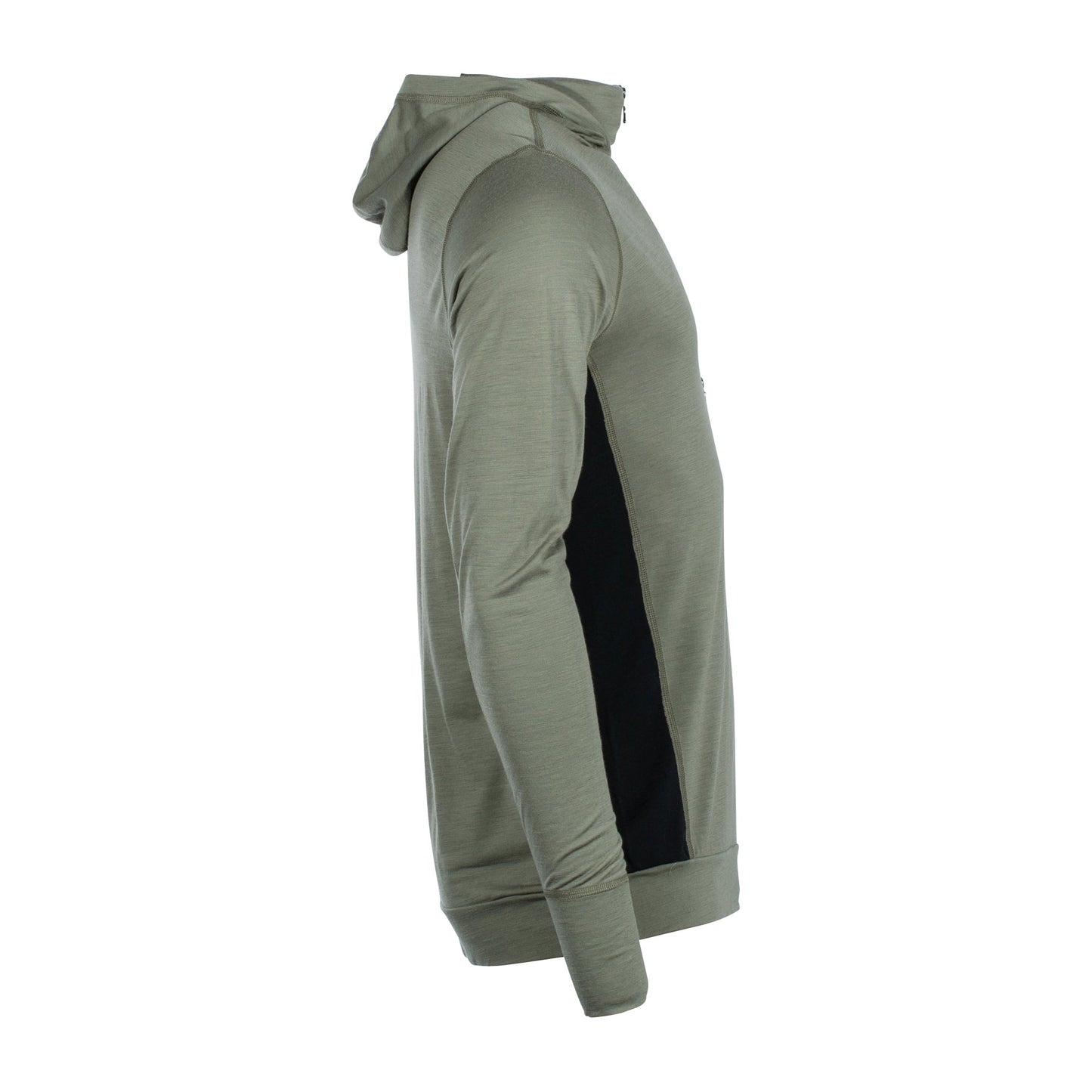 Pull à capuche LightWool ranger green jet black