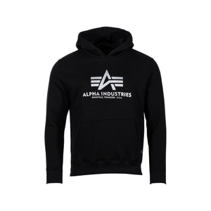 Sweat à capuche Basic Carbon  argent