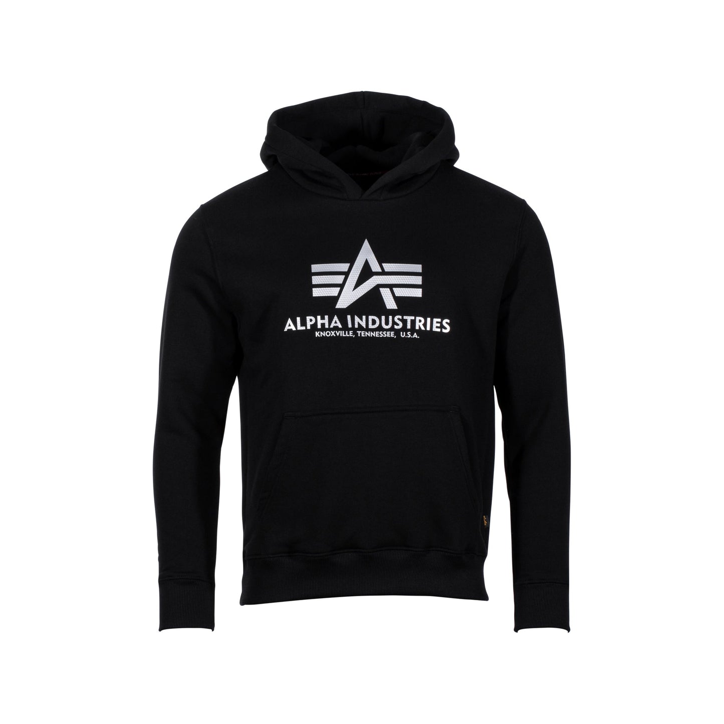 Sweat à capuche Basic Carbon  argent