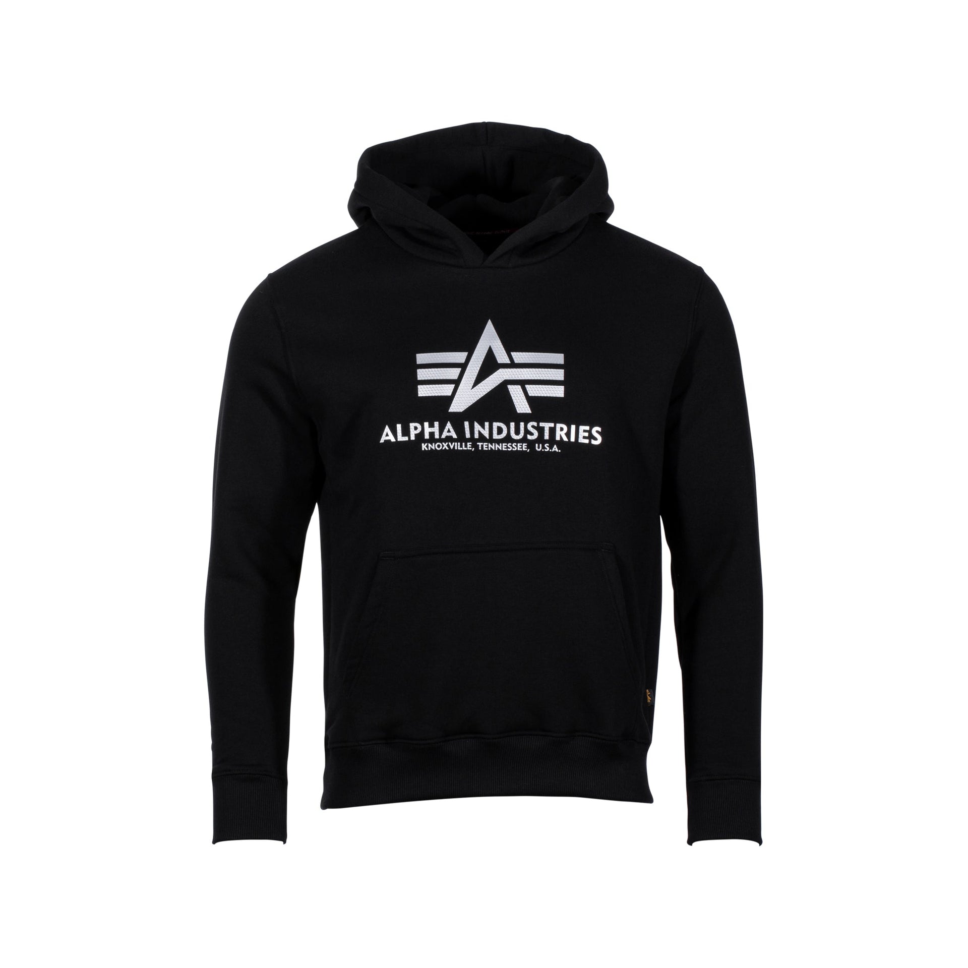 Sweat à capuche Basic Carbon  argent