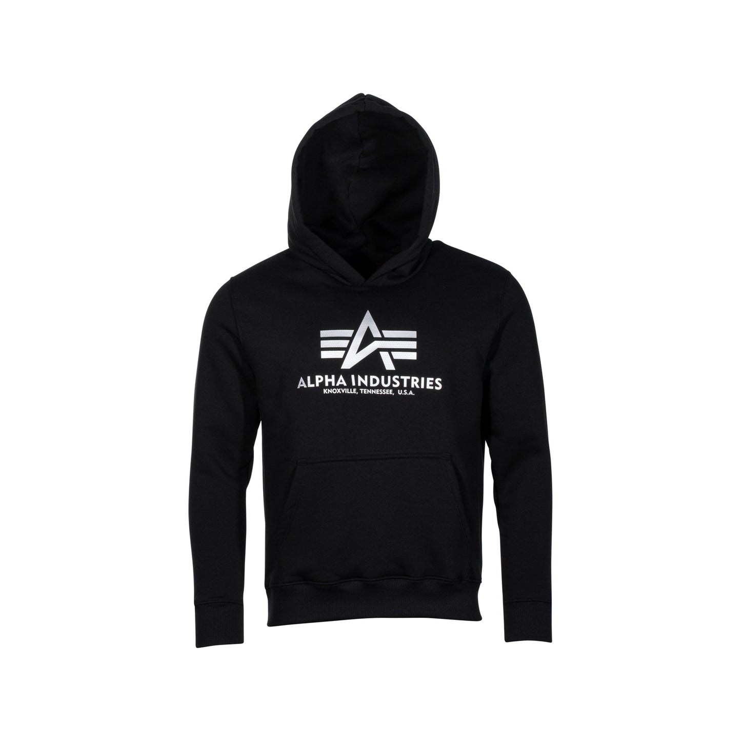 Sweat à capuche Basic Carbon  argent