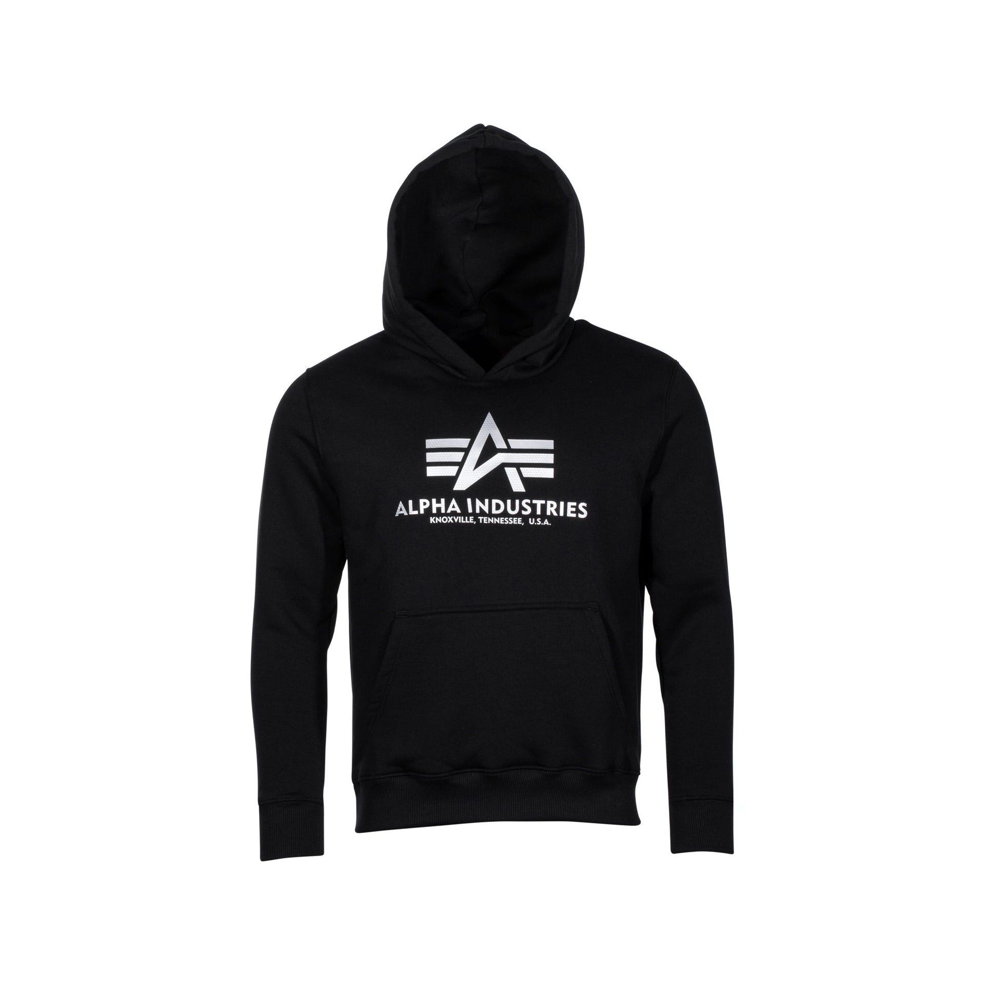 Sweat à capuche Basic Carbon  argent