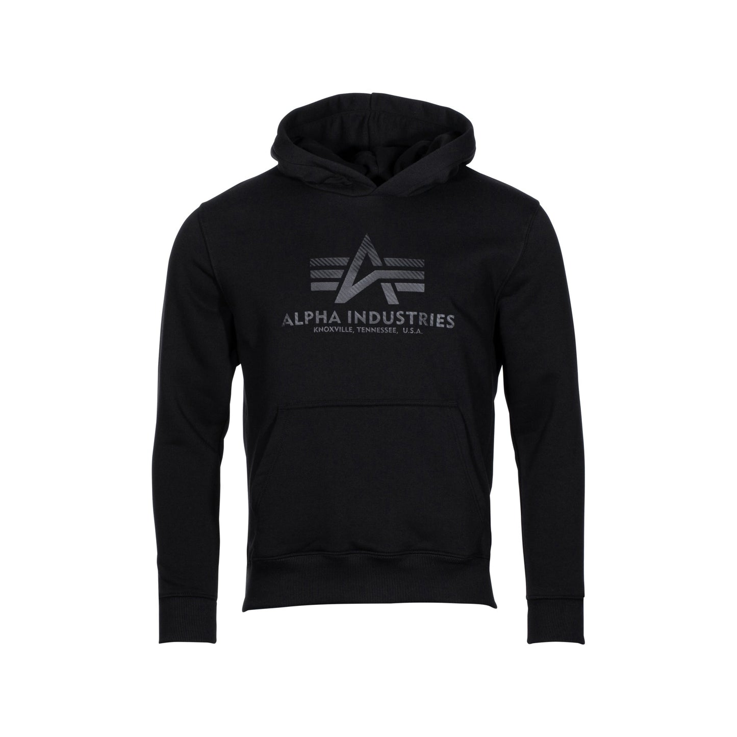 Sweat à capuche Basic Carbon  argent