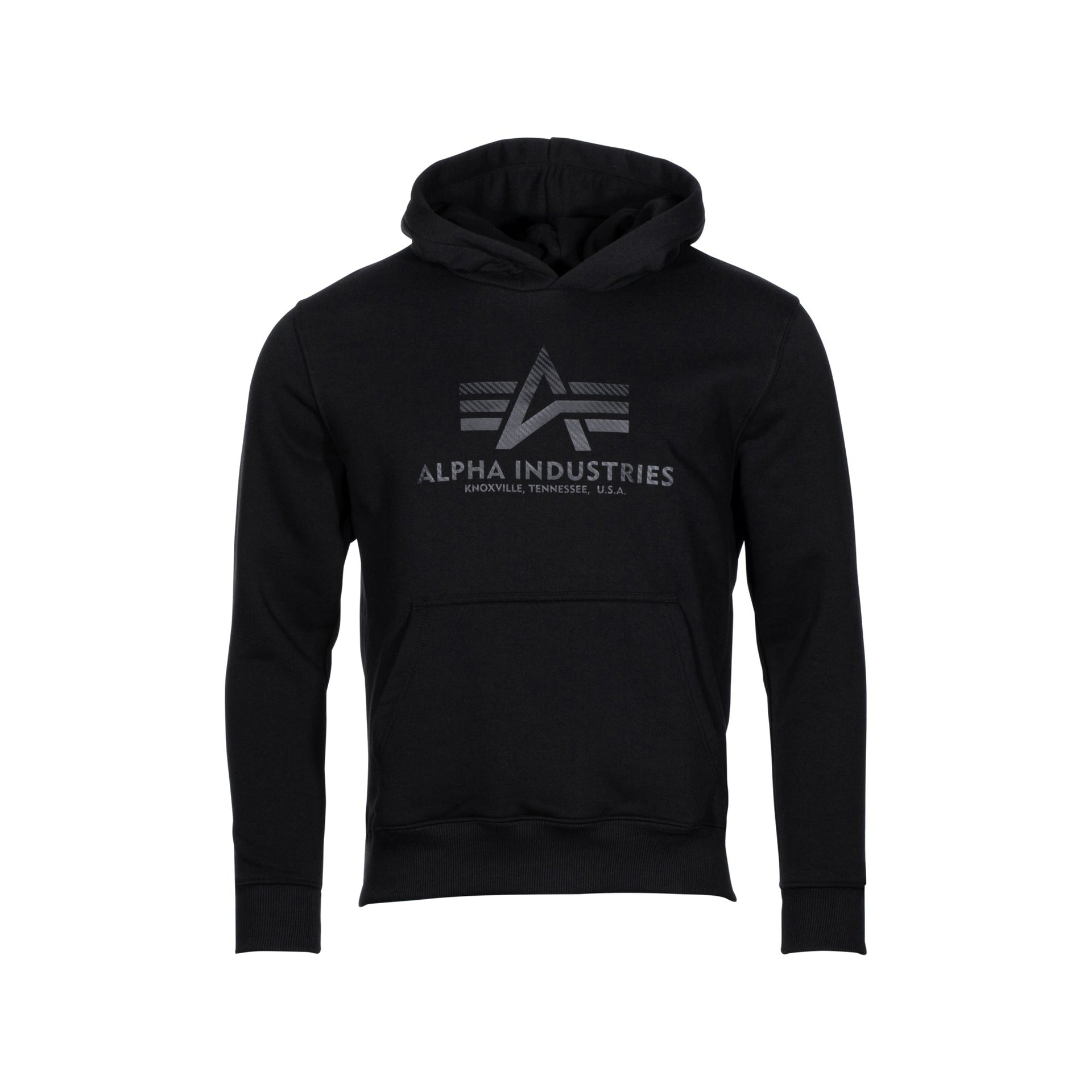 Sweat à capuche Basic Carbon  argent