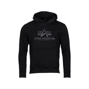 Sweat à capuche Basic Carbon  argent