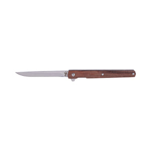 Couteau pliant Slim avec manche en bois