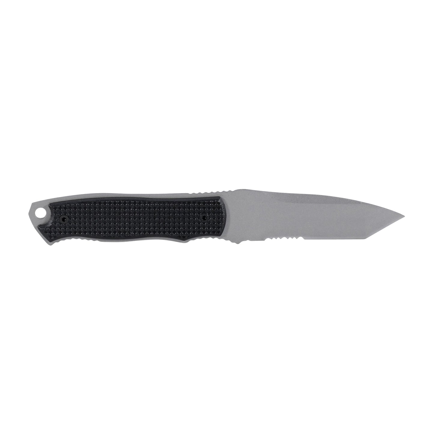 Neck Knife Slim black silver colored