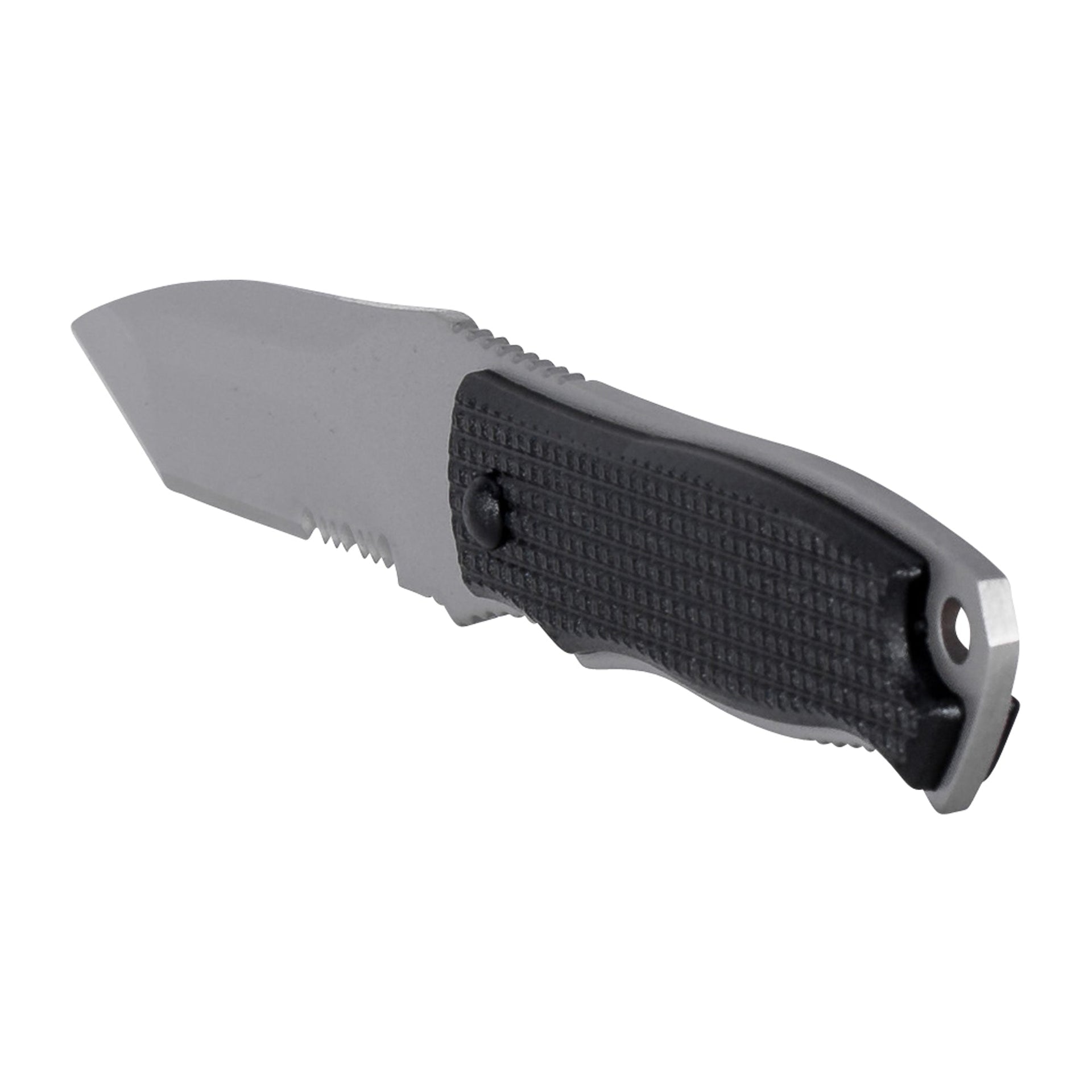 Neck Knife Slim black silver colored