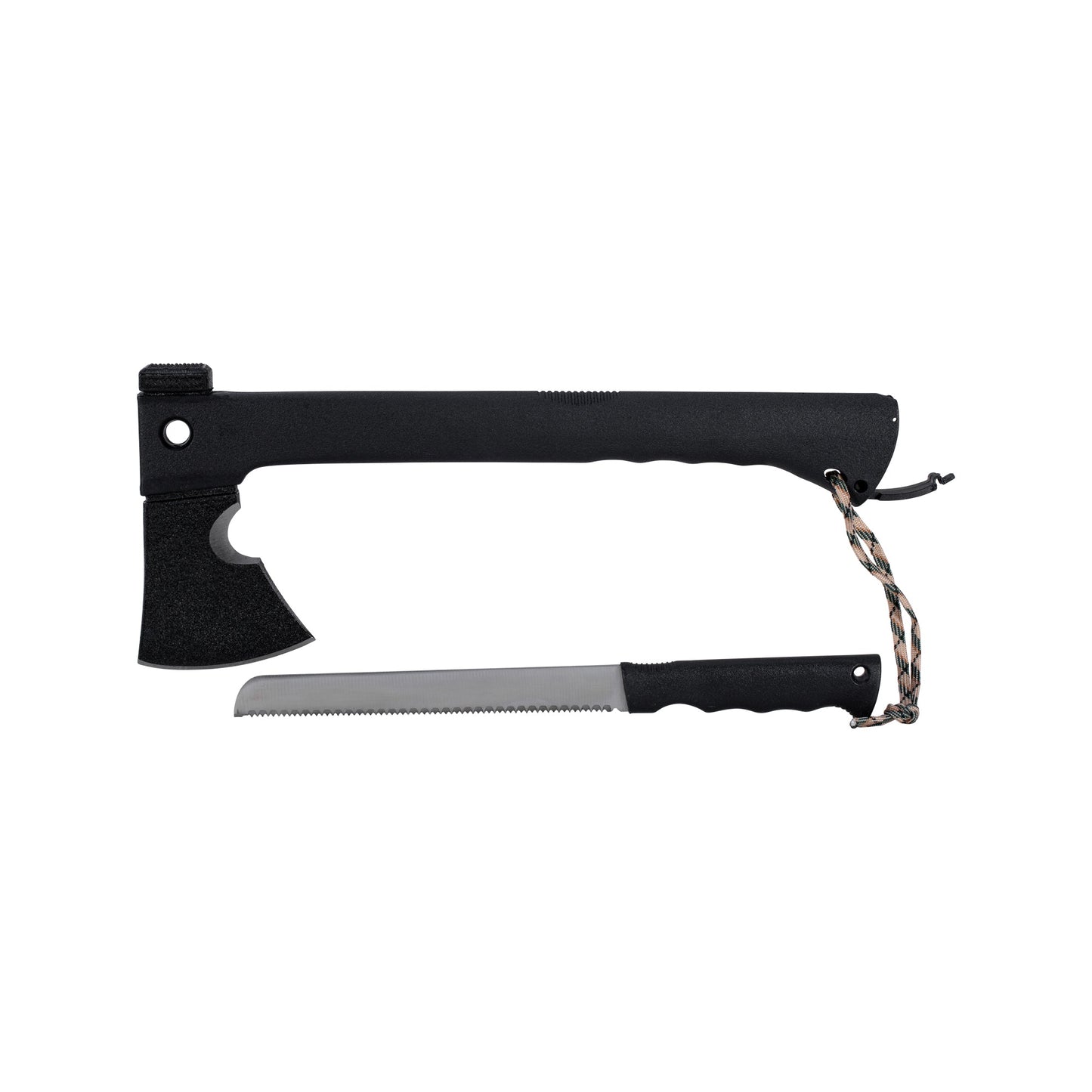 Hache avec couteau multi-usage