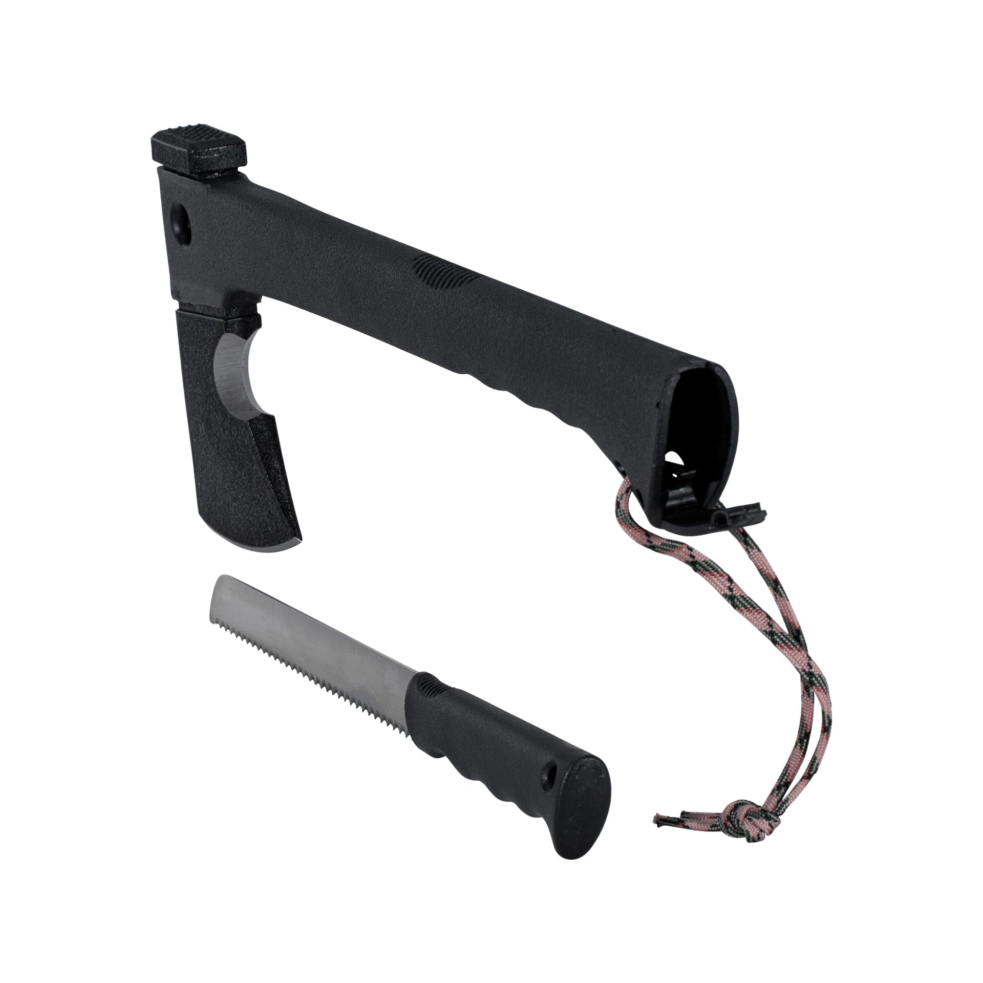 Hache avec couteau multi-usage