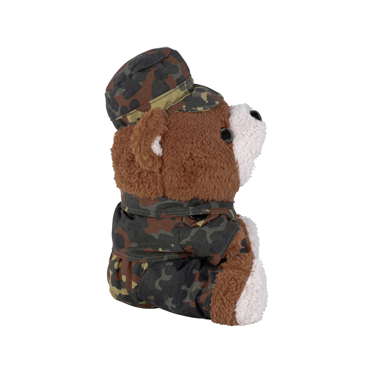 Ours en peluche avec uniforme et casquette