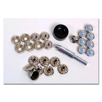 Set de rivets à bouton-pression