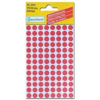 Points de marquage rouge