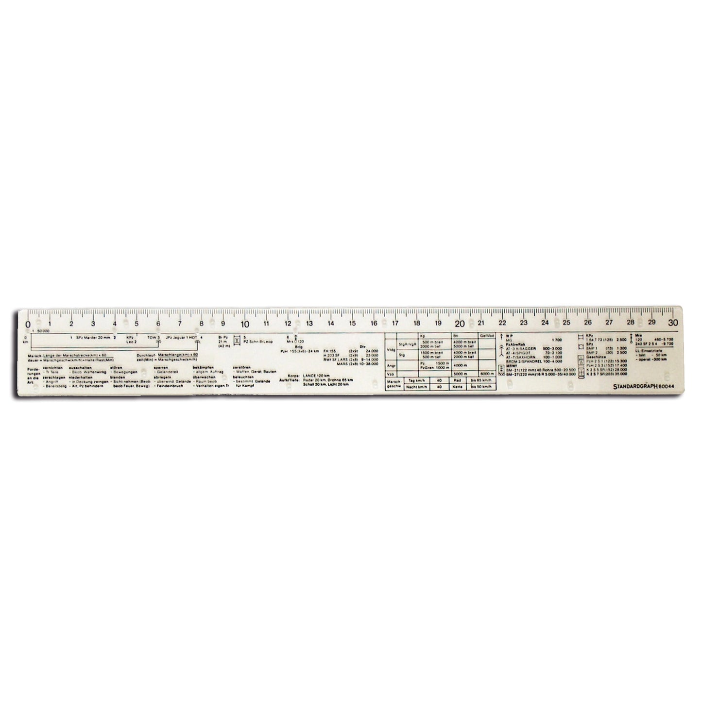 Règle tactique 30 cm
