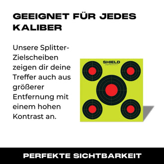 Zielscheiben SHIELD Splatter Targets 10er Pack 30x30cm - 06
