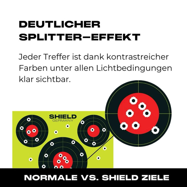 Zielscheiben SHIELD Splatter Targets 10er Pack 30x30cm - 06