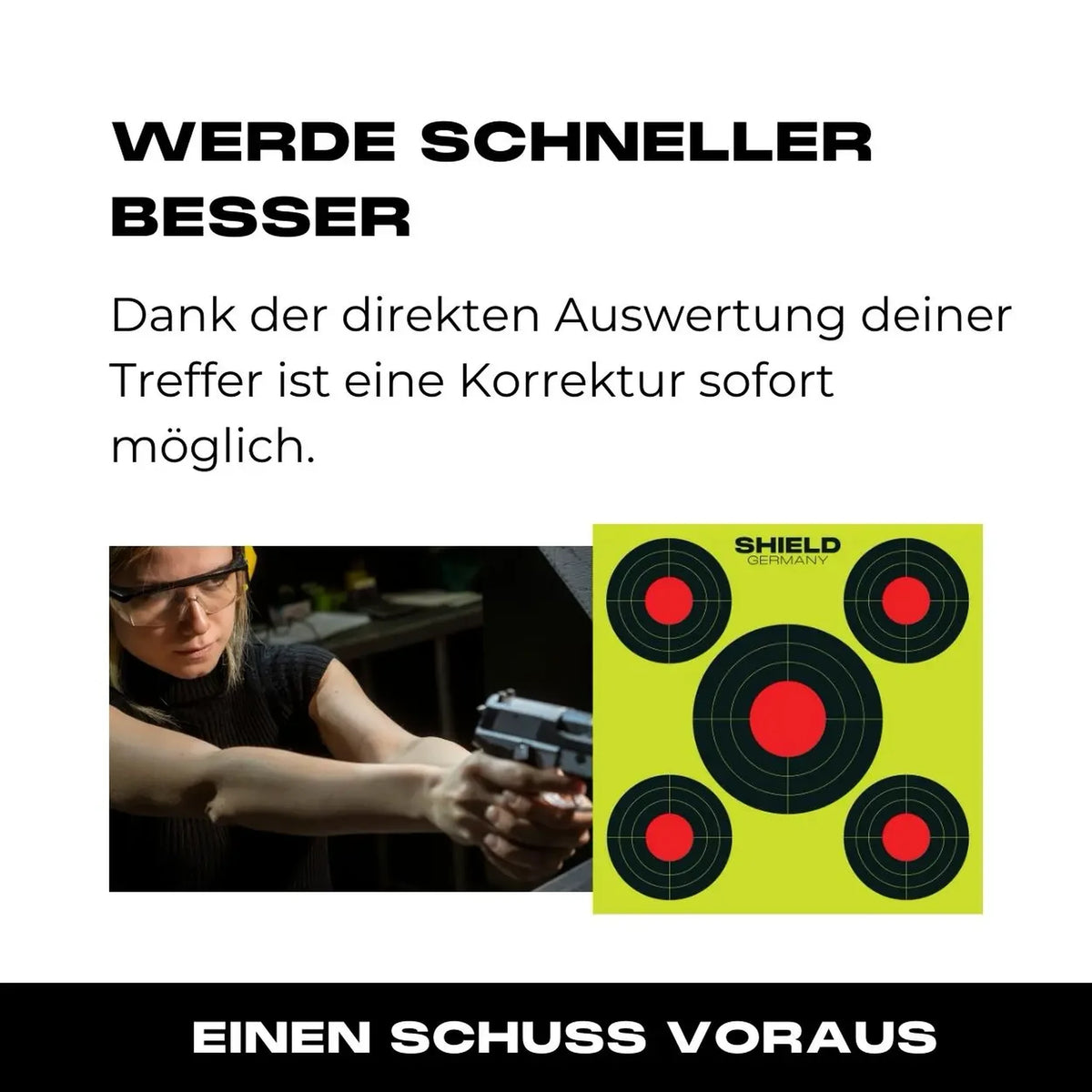 Zielscheiben SHIELD Splatter Targets 10er Pack 30x30cm - 06