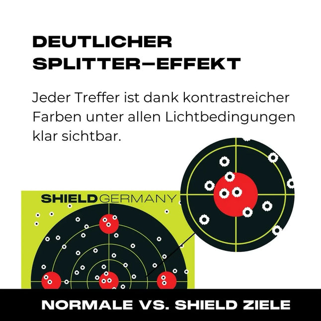 Zielscheiben SHIELD Splatter Targets 10er Pack 30x30cm - 07