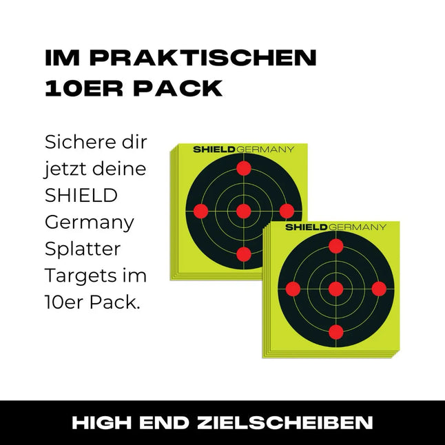 Zielscheiben SHIELD Splatter Targets 10er Pack 30x30cm - 07