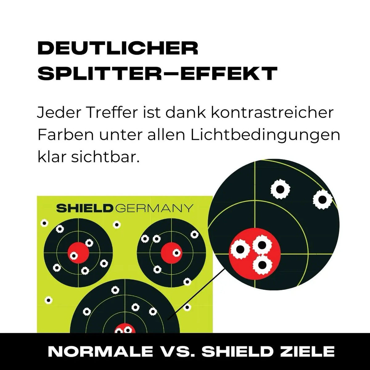 Zielscheiben SHIELD Splatter Targets 10er Pack 45x30cm - 01