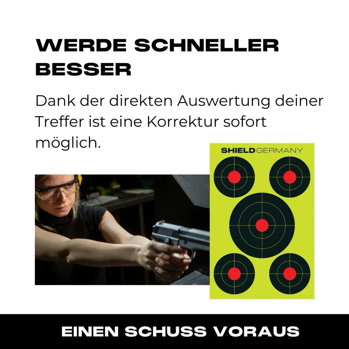 Zielscheiben SHIELD Splatter Targets 10er Pack 45x30cm - 01